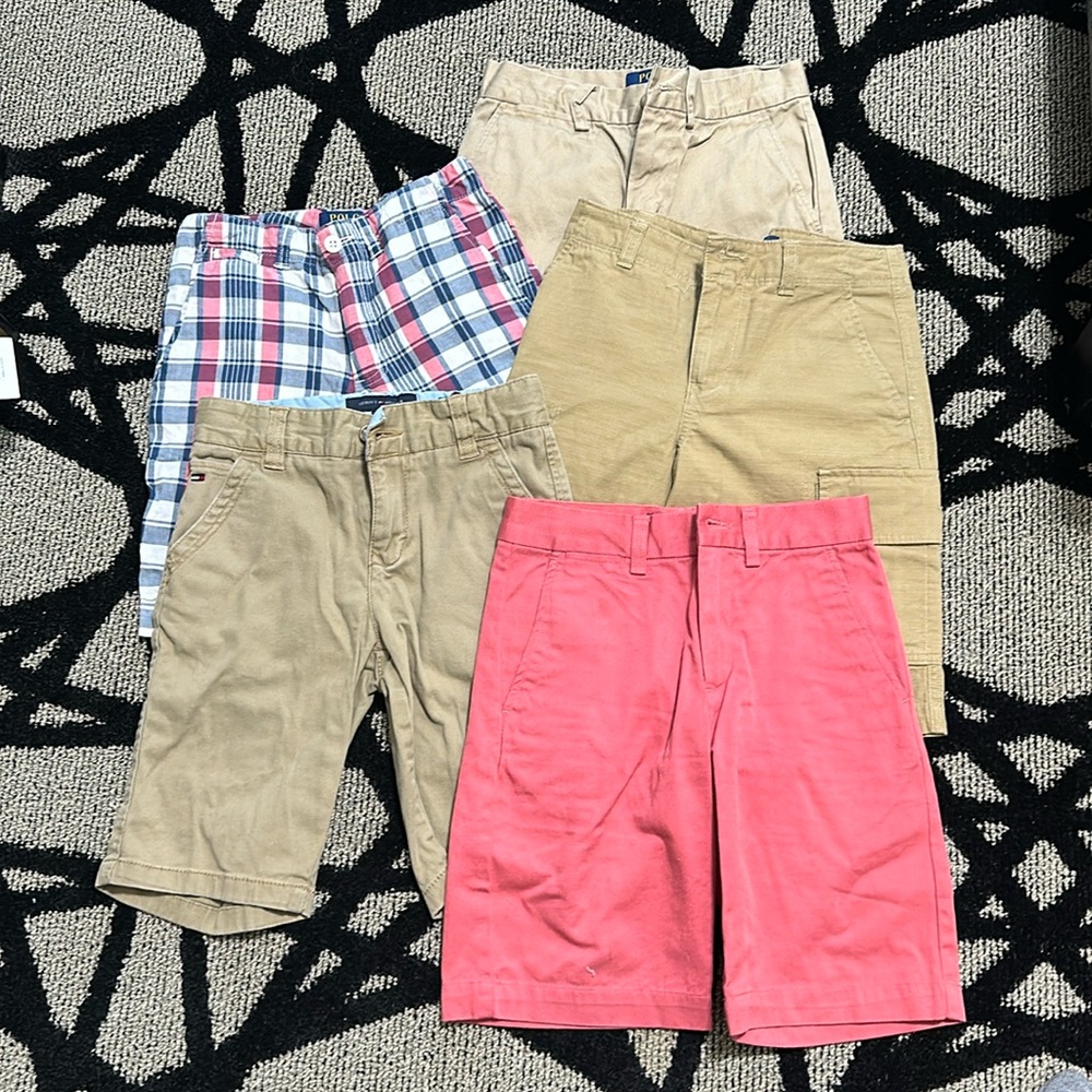 5 Pairs Polo Ralph Lauren Boys Shorts - Size 8